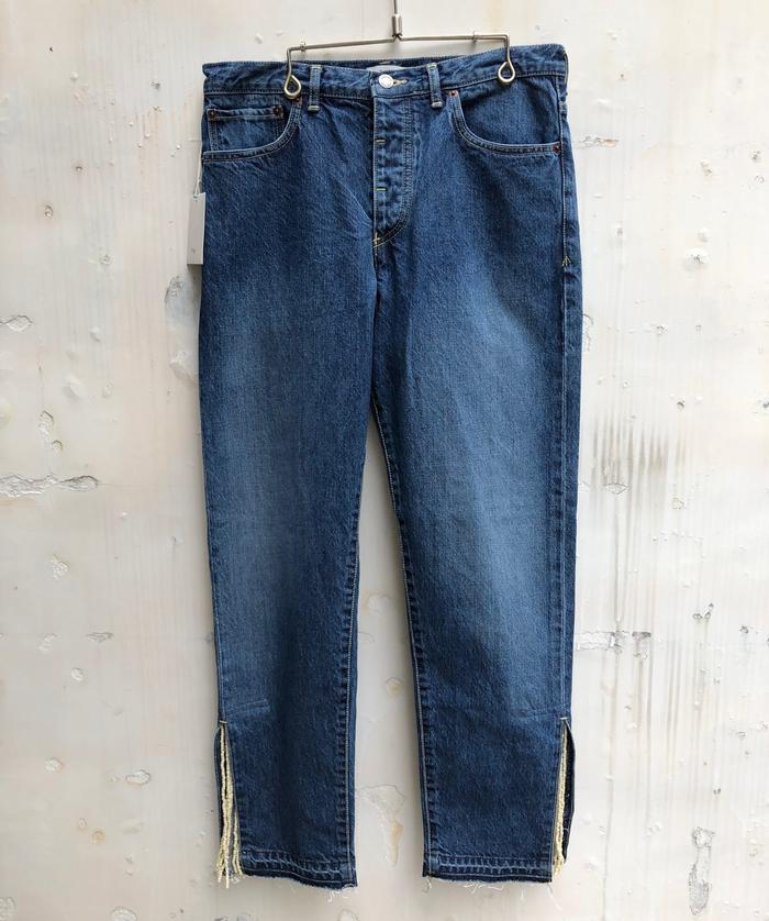 SALE/セール Prega プレガ / SLIT Fringe denim pants スリットフリンジデニムパンツ