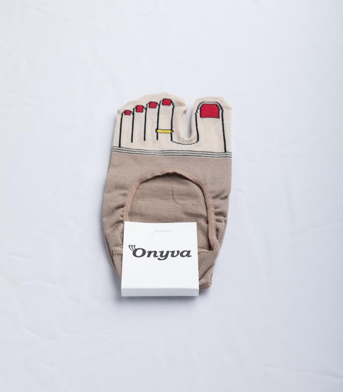Onyva オニヴァ 5色 ペディキュア 足袋 フットカバー ONV-TE18113