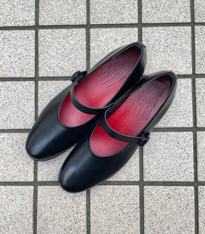 TRAVEL SHOES by chausser トラベルシューズ バイ ショセ ワンストラップ レザーシューズ TR-002 BLG