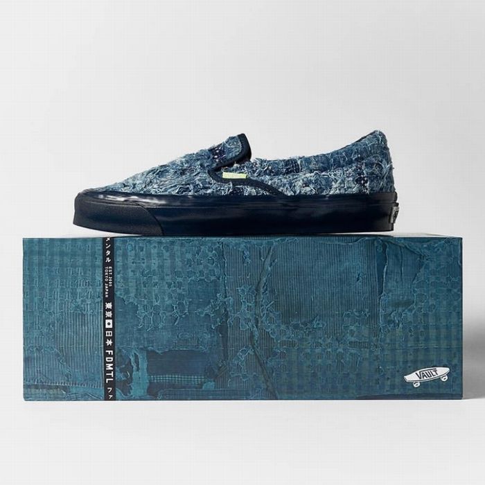 FDMTL x VANS VAULT OG CLASSIC SLIP-ON LX ファンダメンタル ヴァンズ スリッポン