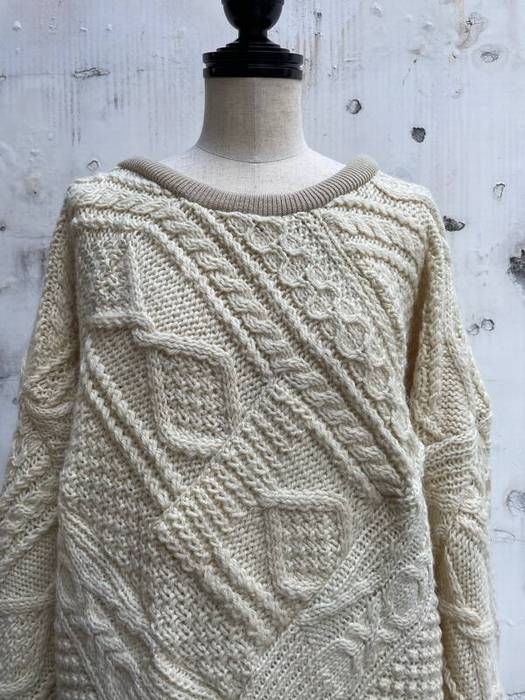 SALE/セール 77circa / 77サーカ circa make diamond patchwork fisherman sweater フィッシャーマンセーター 特別価格