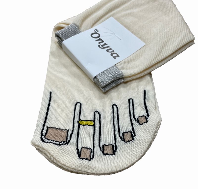 Onyva オニヴァ 6色 ニュー ソックス ONV-TE22112 ペディキュア