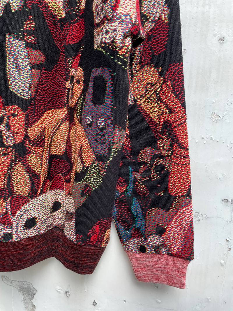 SEVESKIG セヴシグ x PAPRIKA パプリカ Jacquard Pullover knit Ver,UZO-MUZO