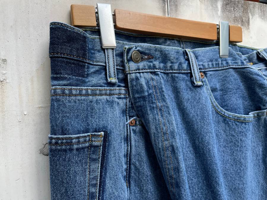 SALE/セール 77circa 77サーカ circa make wrap up denim pants リメイク デニムパンツ 特別価格