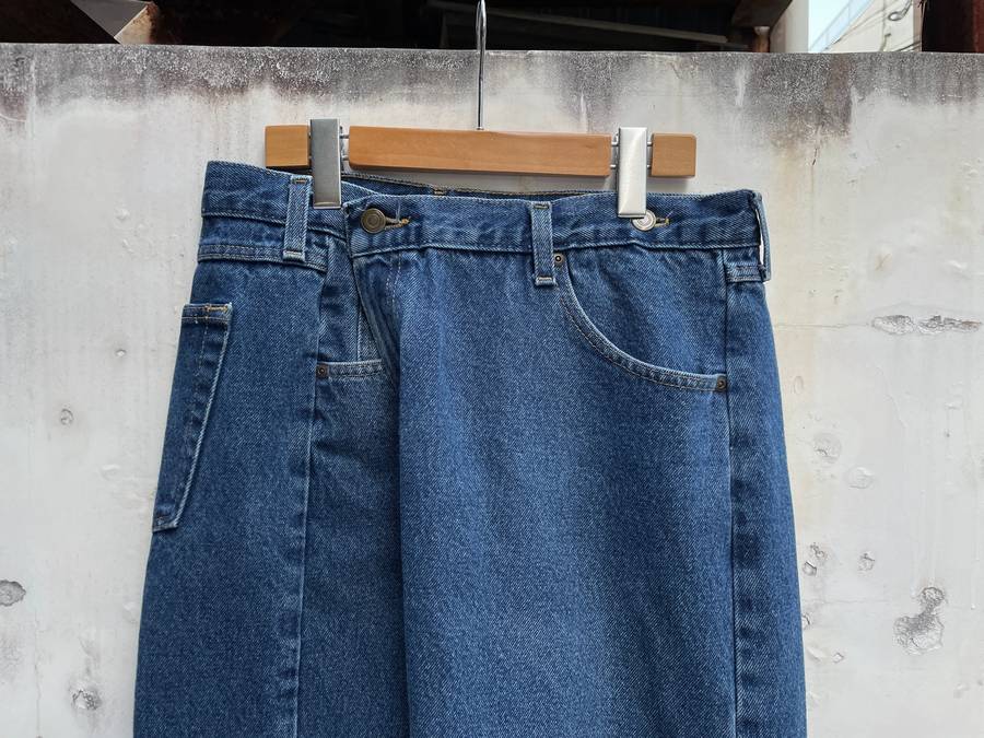 SALE/セール 77circa 77サーカ circa make wrap up denim pants リメイク デニムパンツ 特別価格