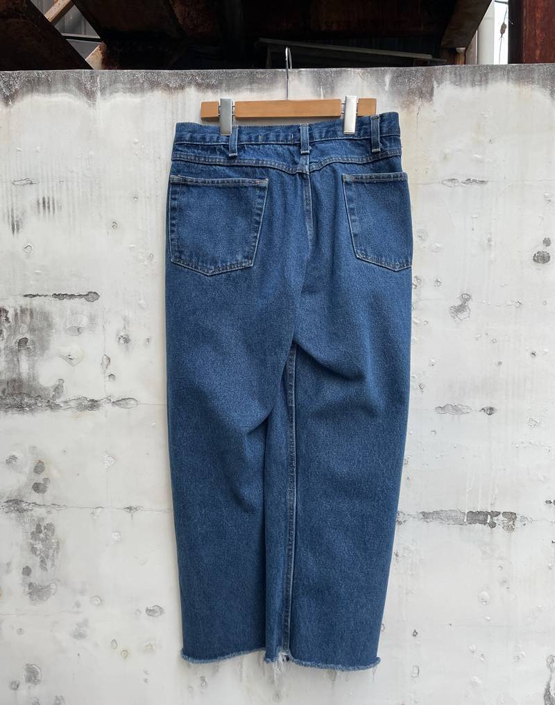 SALE/セール 77circa 77サーカ circa make wrap up denim pants リメイク デニムパンツ 特別価格