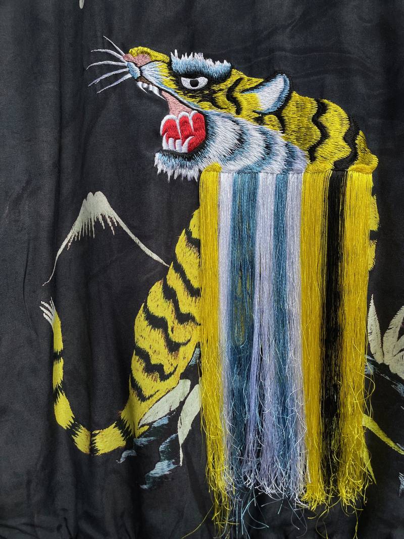 SEVESKIG セヴシグ Sev vs Tolq Souvenir Jacket Ver, Misled by AI スカジャン