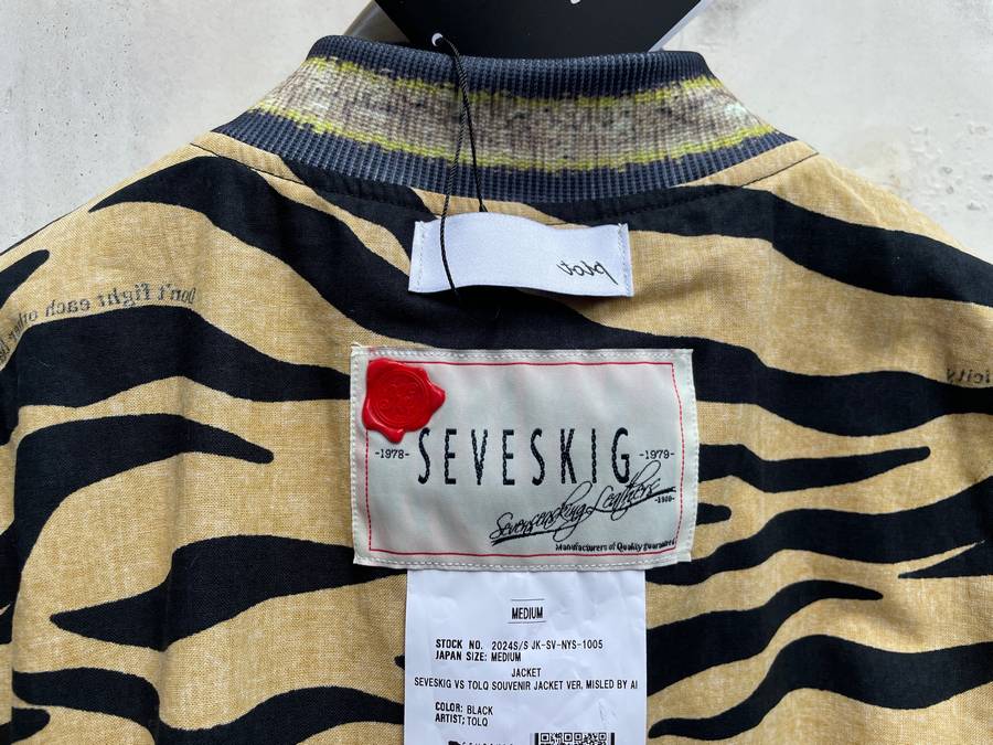 SEVESKIG セヴシグ Sev vs Tolq Souvenir Jacket Ver, Misled by AI スカジャン