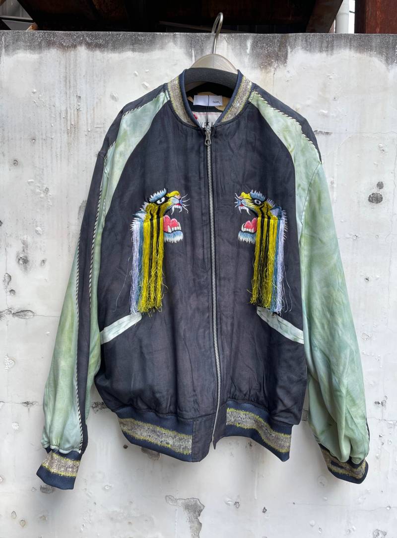 SEVESKIG セヴシグ Sev vs Tolq Souvenir Jacket Ver, Misled by AI スカジャン