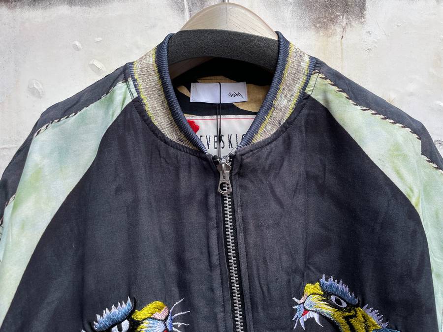 SEVESKIG セヴシグ Sev vs Tolq Souvenir Jacket Ver, Misled by AI スカジャン