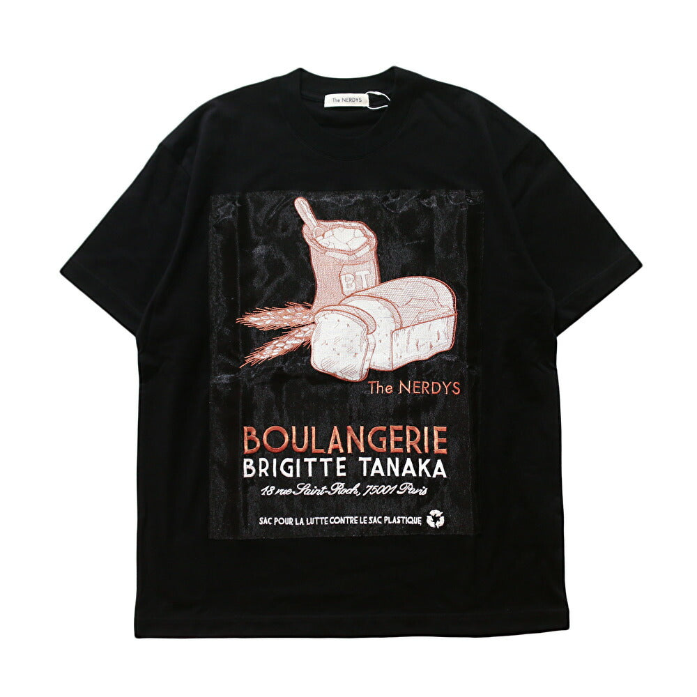 Brigitte Tanaka × The NERDYS BOULANGERIE T-shirt