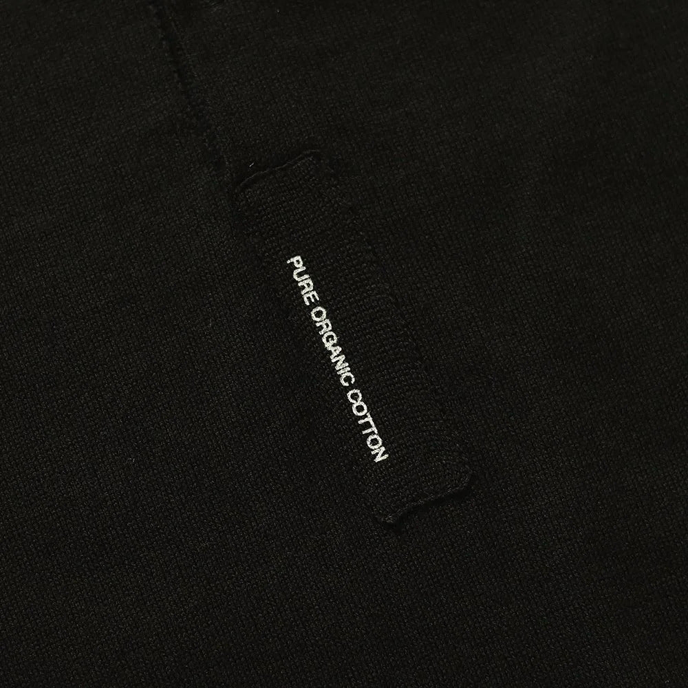 SALE/セール THE NERDYS / ザ ナーディーズ Organic Cotton Stand collar L/S Polo Shirt スタンドポロシャツ ロングスリーブ