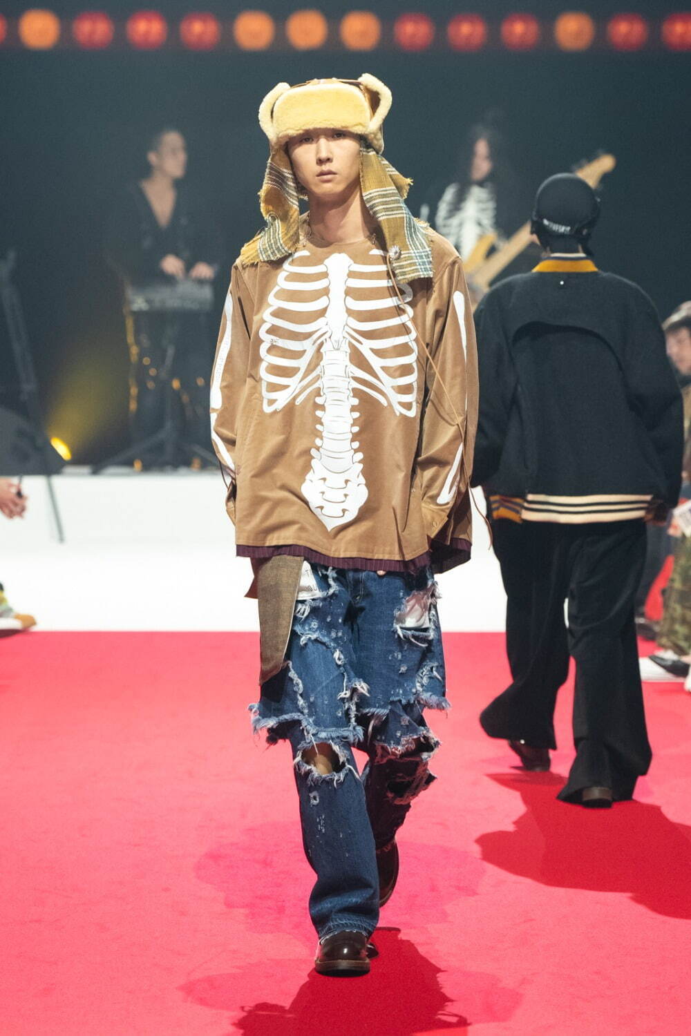SEVESKIG セヴシグ Bone Velvet Pullover Shirt ベルベット プルオーバーシャツ