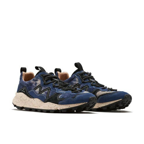 LENZAN Navy/Anthracit Flower MOUNTAIN フラワーマウンテン スニーカー