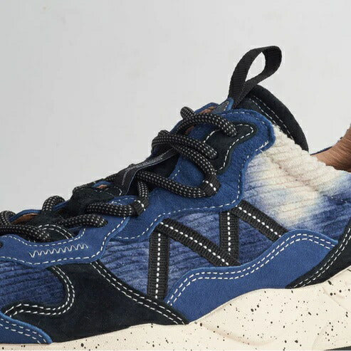 LENZAN Navy/Anthracit Flower MOUNTAIN フラワーマウンテン スニーカー