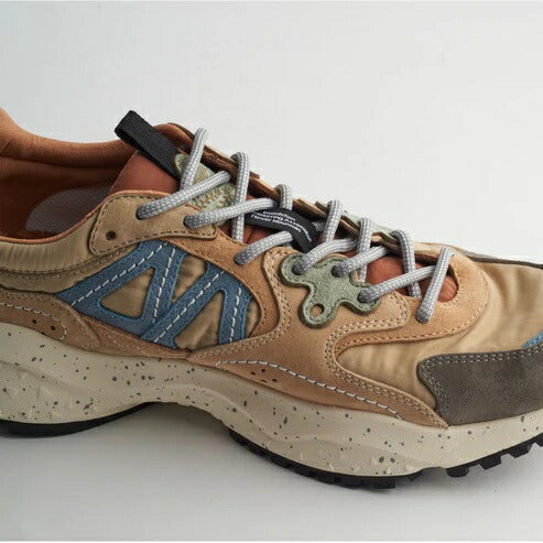 SOLIN Gray/Beige Flower MOUNTAIN フラワーマウンテン スニーカー