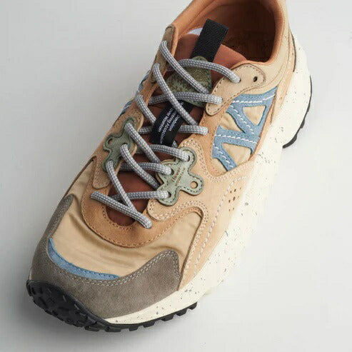 SOLIN Gray/Beige Flower MOUNTAIN フラワーマウンテン スニーカー