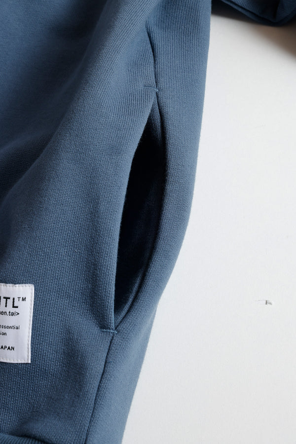 FDMTL ファンダメンタル BORO EMBROIDERED SWEAT SHIRT (NAVY)