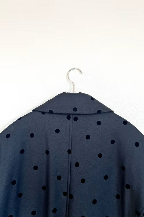 t.yamai paris ティ ヤマイ パリ フロッキードットダウンコート