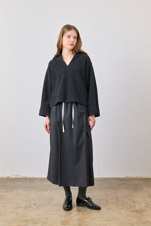 t.yamai paris ティ ヤマイ パリ シープボアスキッパートップス