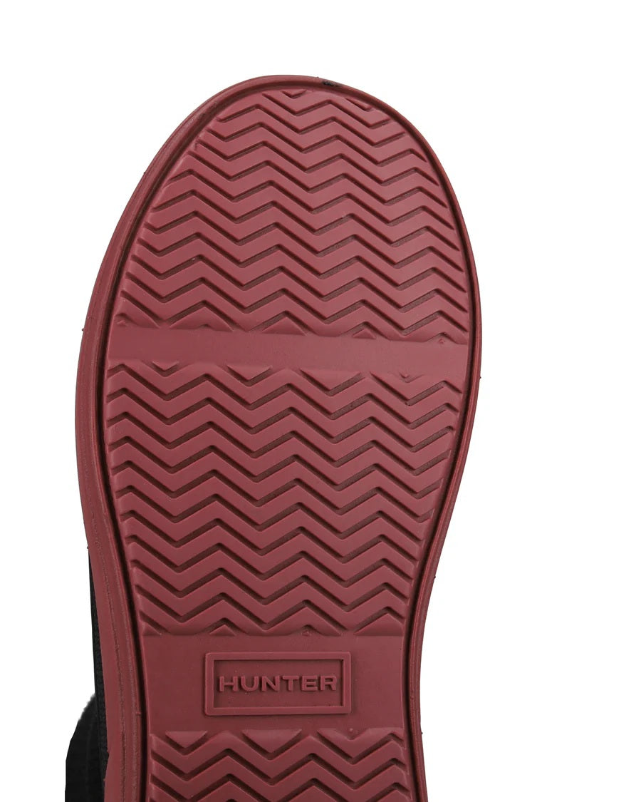 HUNTER レディース イン/アウト パファー ニッテッド カフ ブーツ 特別価格