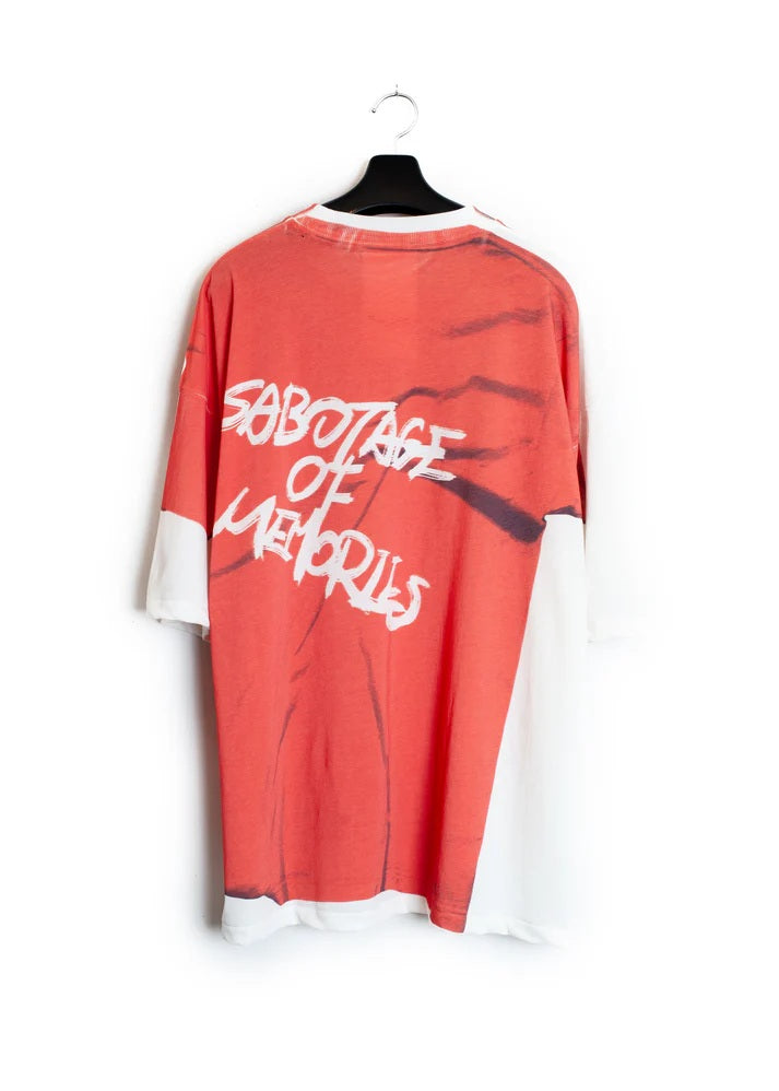 SEVESKIG Vintage Graphic Trompe-l'?il S/SL Tee Tシャツ セヴシグ