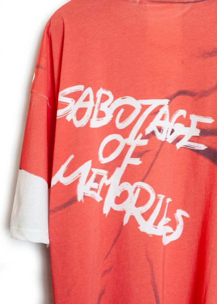 SEVESKIG Vintage Graphic Trompe-l'?il S/SL Tee Tシャツ セヴシグ