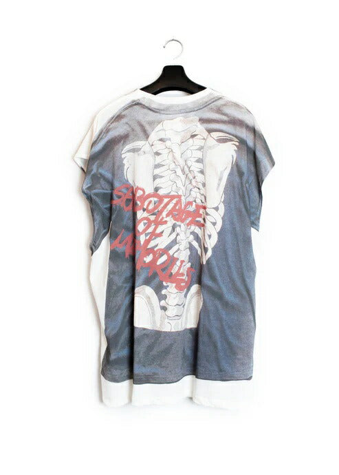 SEVESKIG Vintage Graphic Trompe-l'?il N/SL Tee セヴシグ
