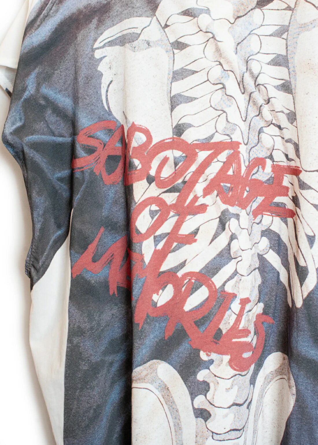 SEVESKIG Vintage Graphic Trompe-l'?il N/SL Tee セヴシグ