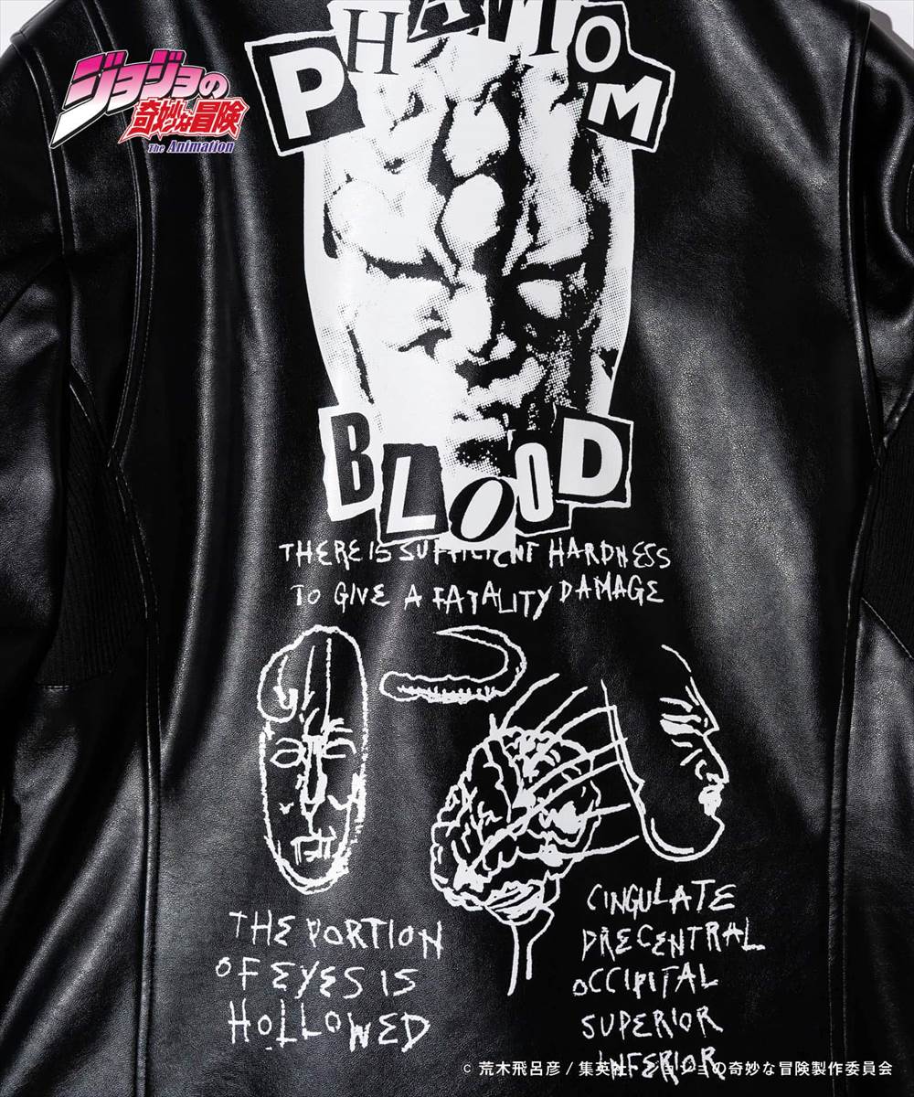 ジョジョの奇妙な冒険 JOJO glamb グラム Stone Mask Riders Jacket ストーンマスクライダースジャケット