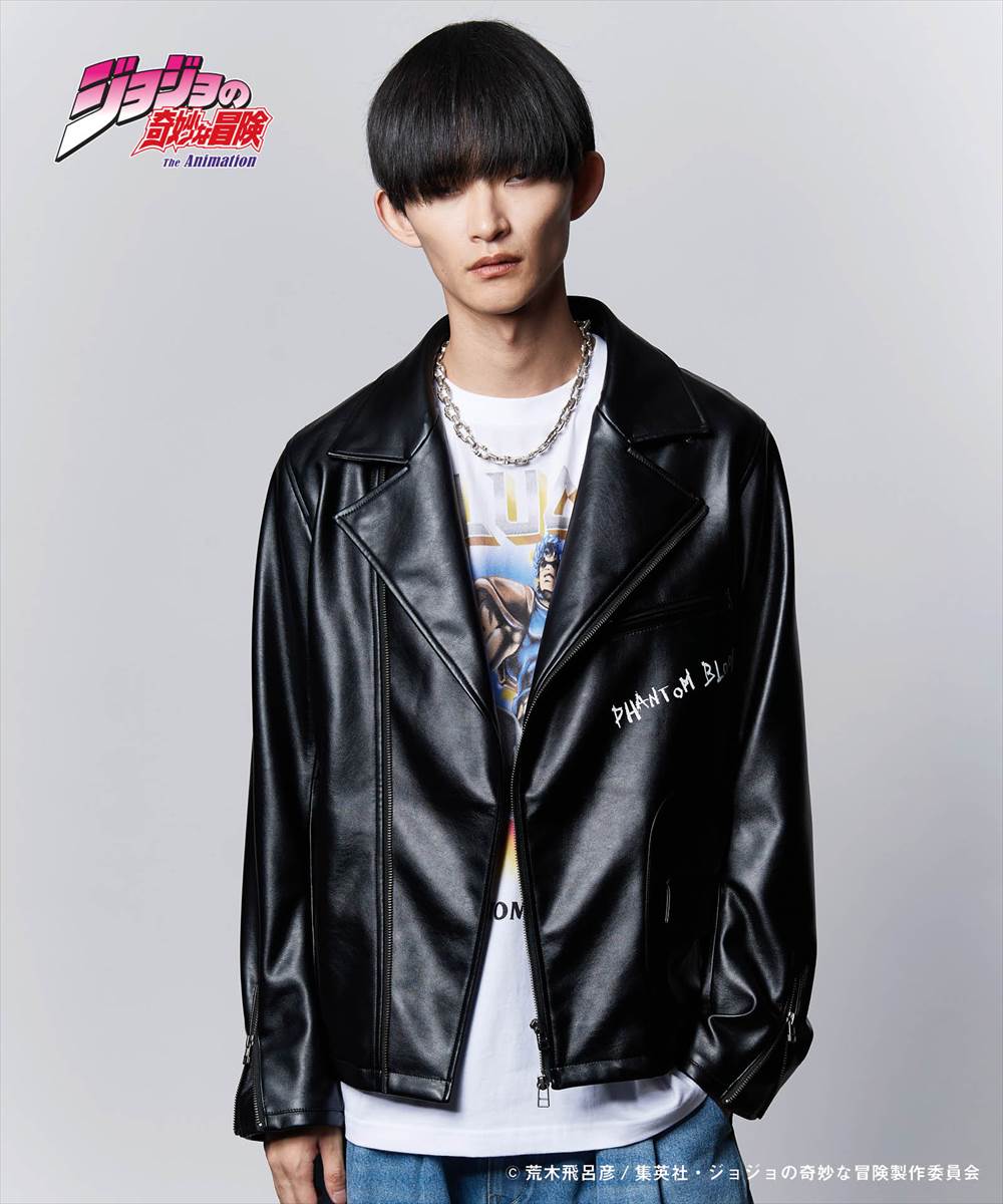 ジョジョの奇妙な冒険 JOJO glamb グラム Stone Mask Riders Jacket ストーンマスクライダースジャケット