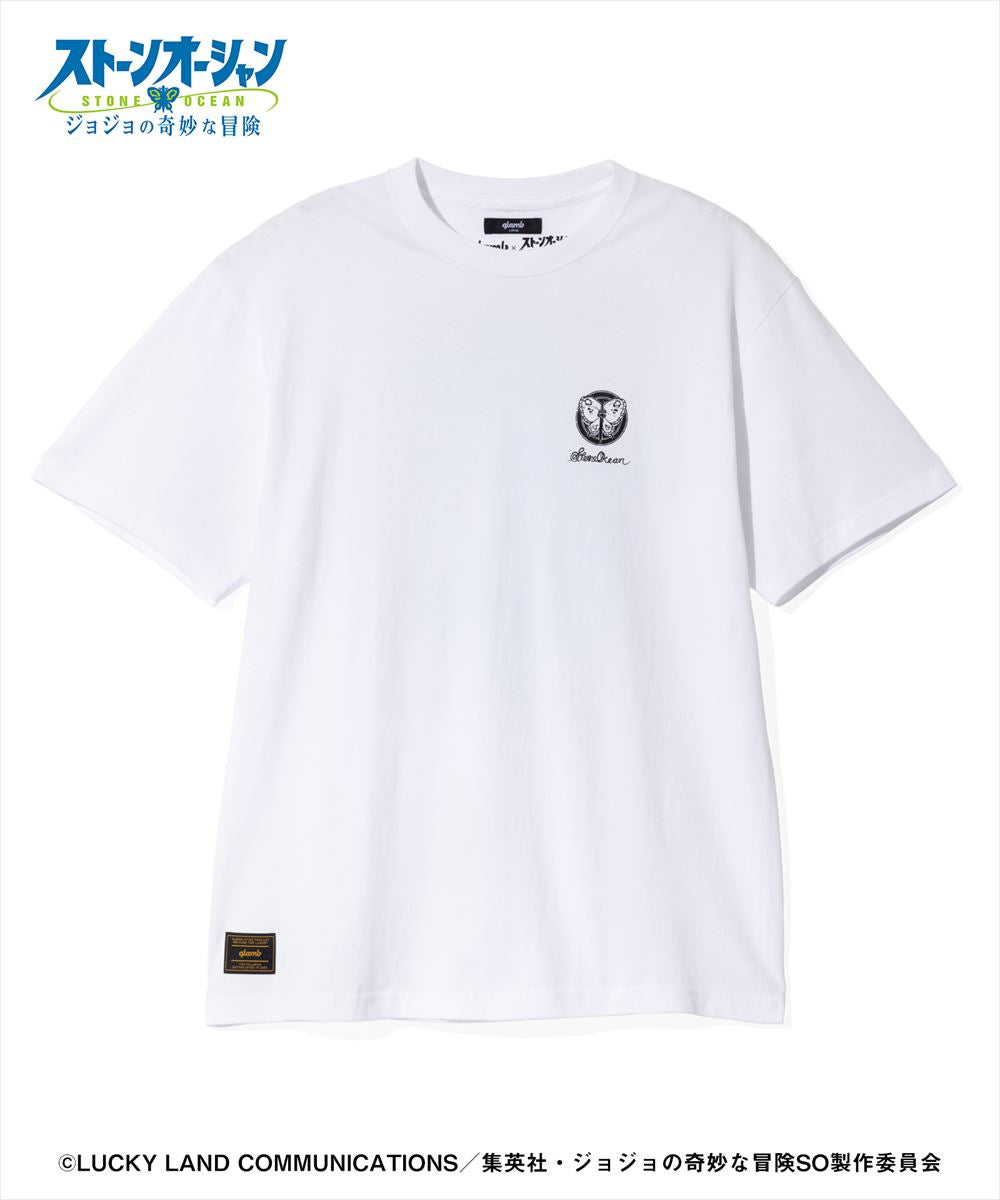 ジョジョの奇妙な冒険 ストーンオーシャン 2 tone Jolyne T-shirts / ツートン徐倫 Tシャツ JOJO glamb グラム