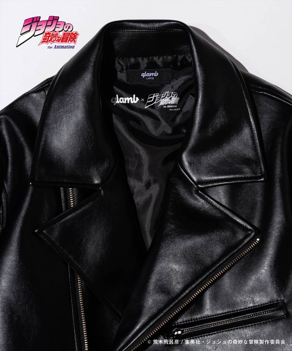 ジョジョの奇妙な冒険 JOJO glamb グラム Stone Mask Riders Jacket ストーンマスクライダースジャケット