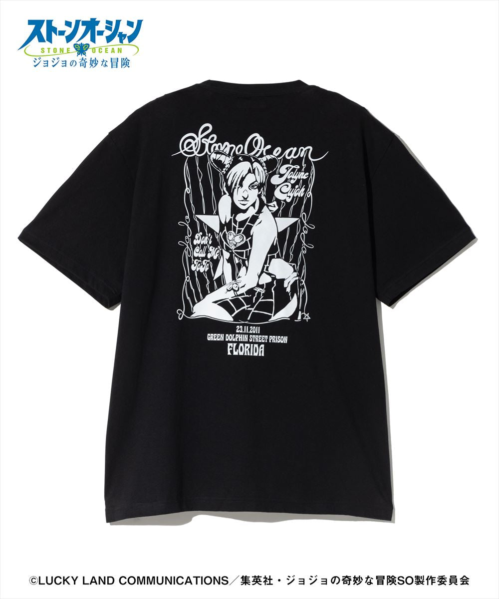 ジョジョの奇妙な冒険 ストーンオーシャン 2 tone Jolyne T-shirts / ツートン徐倫 Tシャツ JOJO glamb グラム
