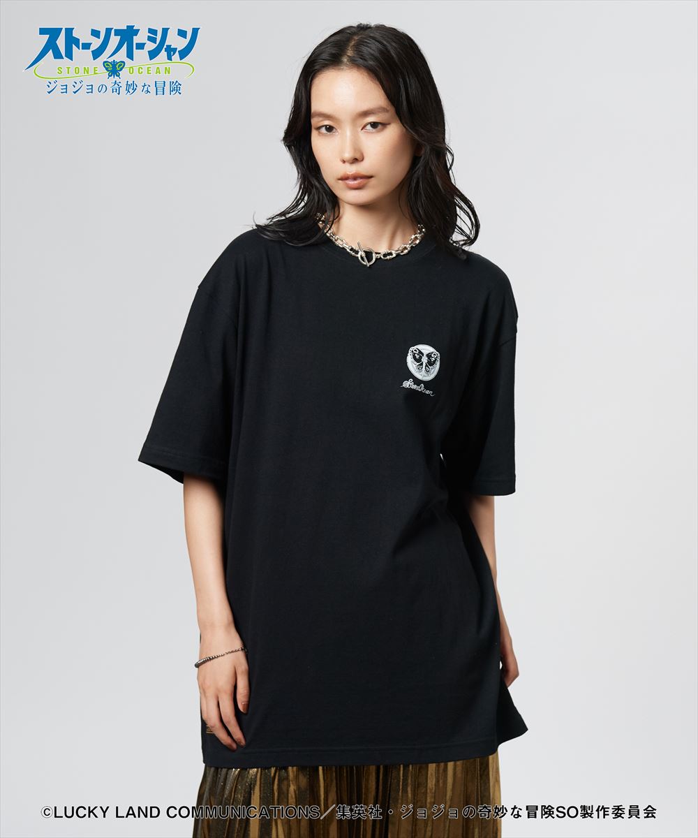 ジョジョの奇妙な冒険 ストーンオーシャン 2 tone Jolyne T-shirts / ツートン徐倫 Tシャツ JOJO glamb グラム
