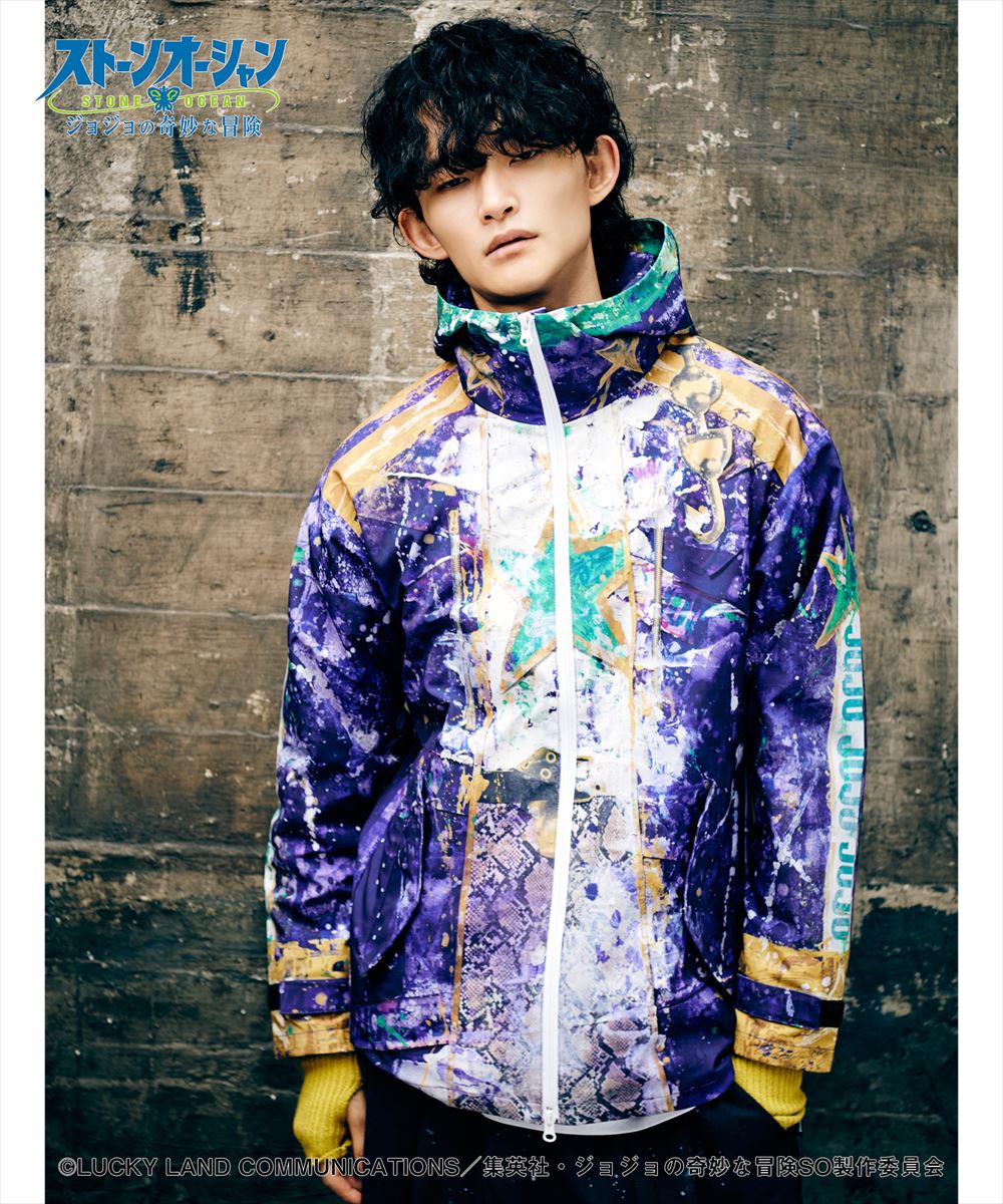 ジョジョの奇妙な冒険 ストーンオーシャン High Neck Jotaro Jacket / ハイネック承太郎 ジャケット JOJO glamb グラム
