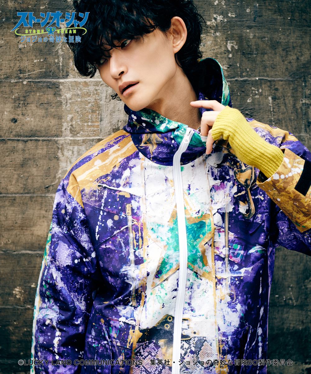 ジョジョの奇妙な冒険 ストーンオーシャン High Neck Jotaro Jacket / ハイネック承太郎 ジャケット JOJO glamb グラム