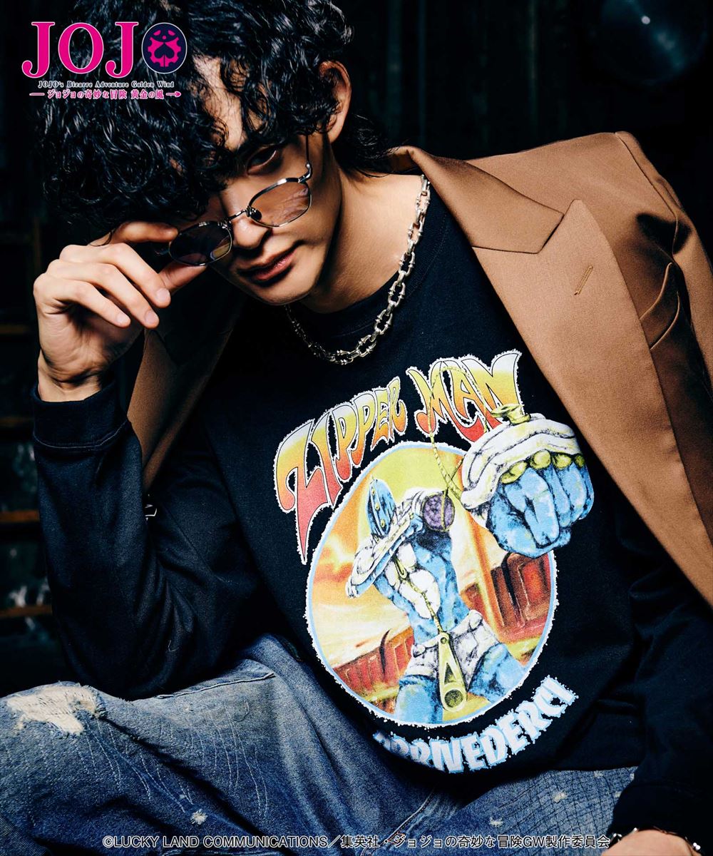 ブローノ・ブチャラティスタンド カットソー Bruno Bucciarati’s Stand Cutsew JOJO ジョジョ glamb グラム
