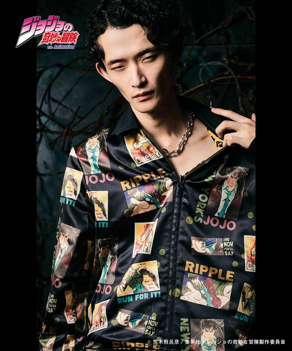 ジョジョの奇妙な冒険 JOJO glamb グラム Joseph Joestar Jacket ジョセフ ジョースター ジャケット
