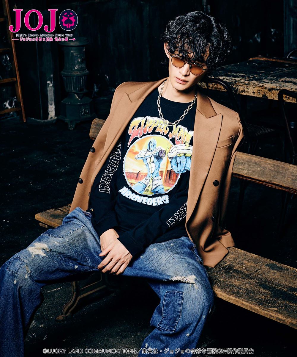 ブローノ・ブチャラティスタンド カットソー Bruno Bucciarati’s Stand Cutsew JOJO ジョジョ glamb グラム