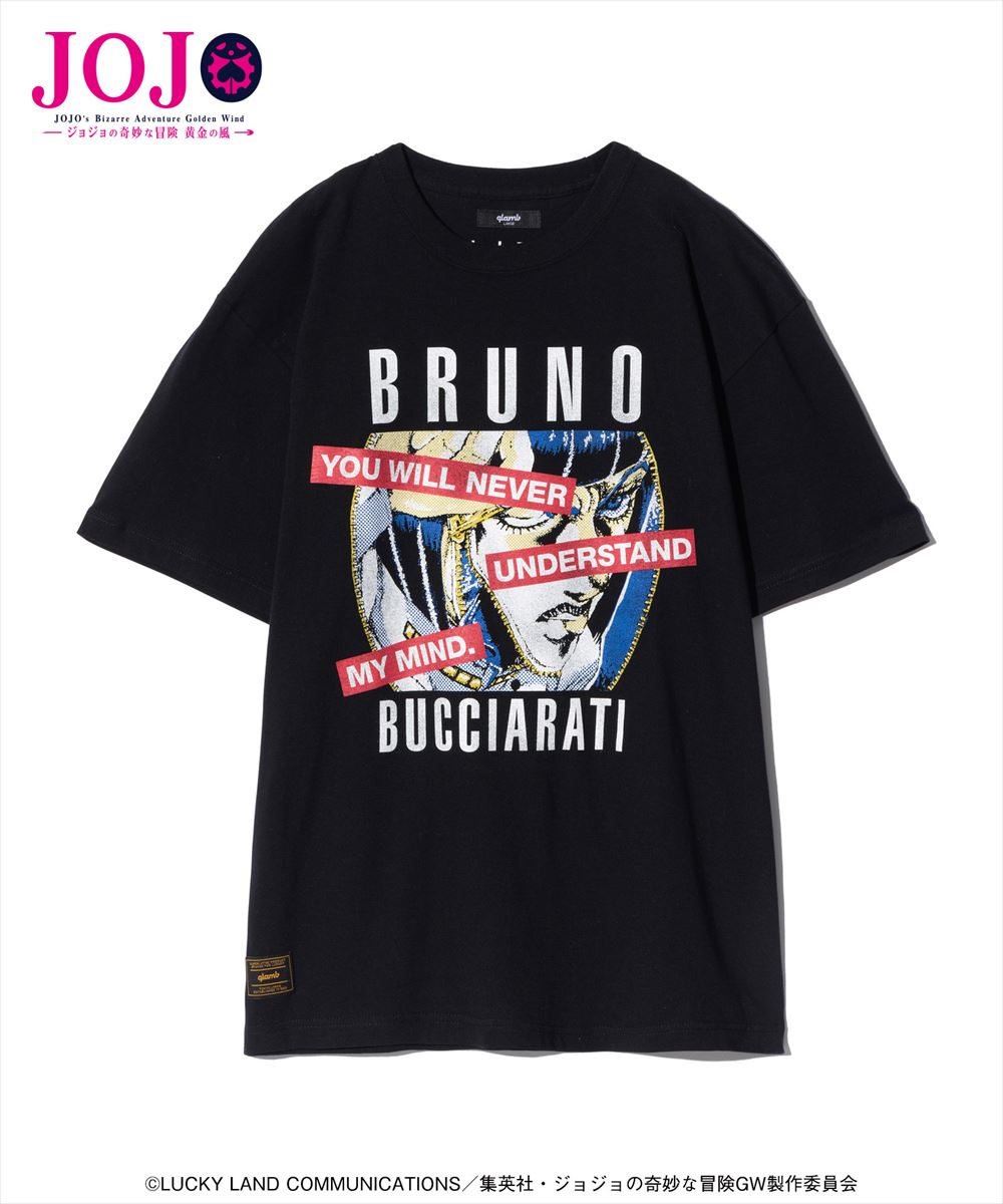 ブローノ・ブチャラティ Tシャツ2 Bruno Bucciarati T-shirts II JOJO ジョジョ glamb グラム