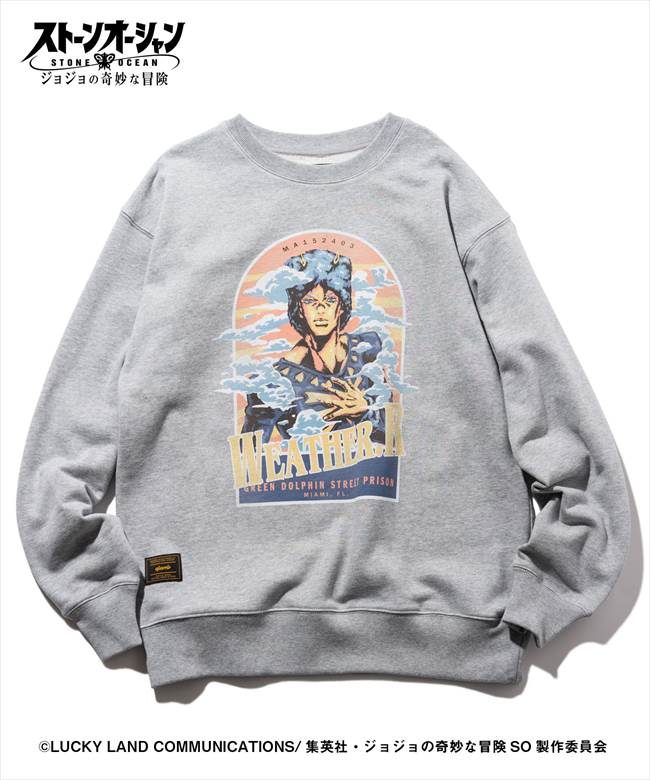 glamb グラム JOJO ジョジョ ウェザーリポート スウェット Weather R. Sweat