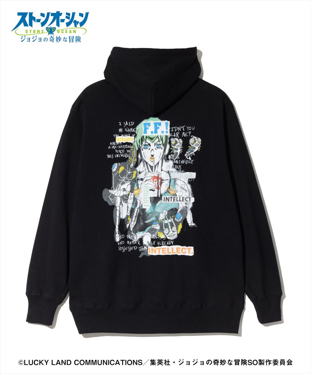 ジョジョの奇妙な冒険 ストーンオーシャン F・F Hoodie / フー・ファイターズ フーディー JOJO glamb グラム