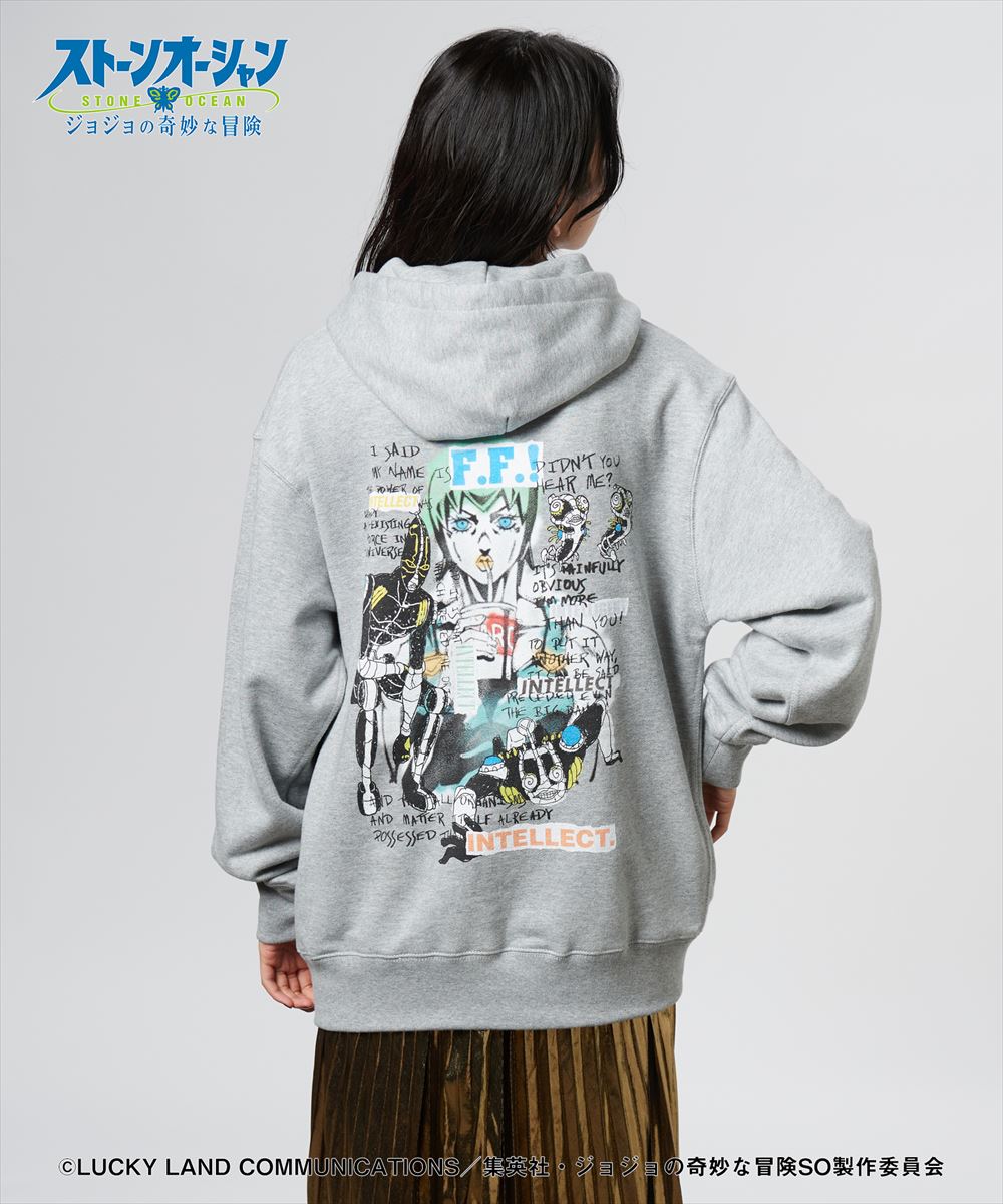 ジョジョの奇妙な冒険 ストーンオーシャン F・F Hoodie / フー・ファイターズ フーディー JOJO glamb グラム