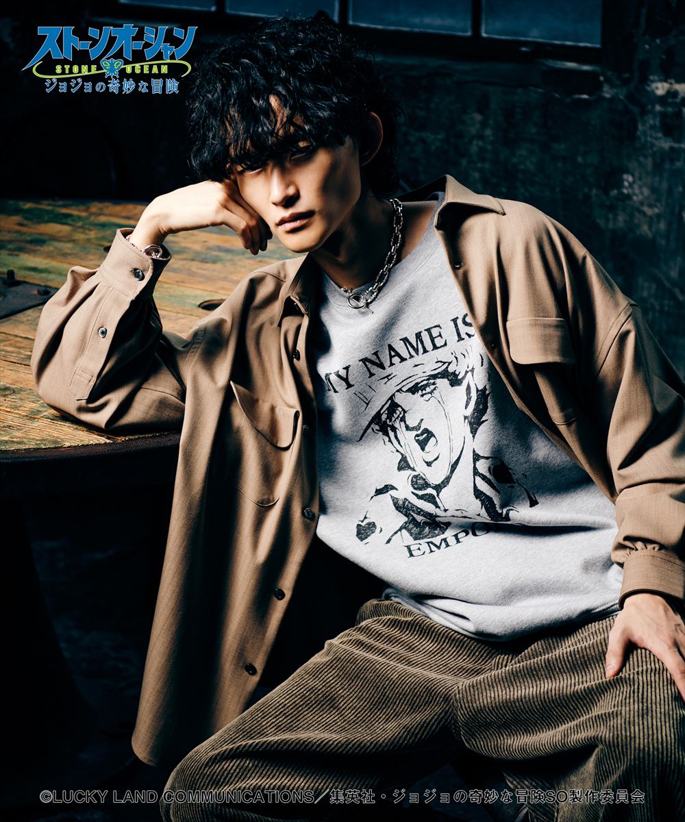 ジョジョの奇妙な冒険 ストーンオーシャン E・Alnino Sweat / エンポリオ・アルニーニョ スウェット JOJO glamb グラム