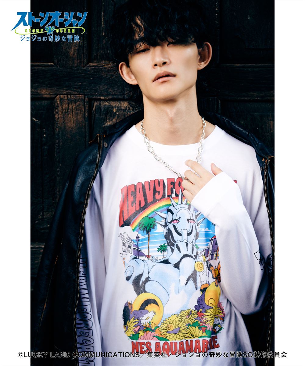 ジョジョの奇妙な冒険 ストーンオーシャン Weather・R Cutsew / ウェザー・リポート カットソー JOJO glamb グラム
