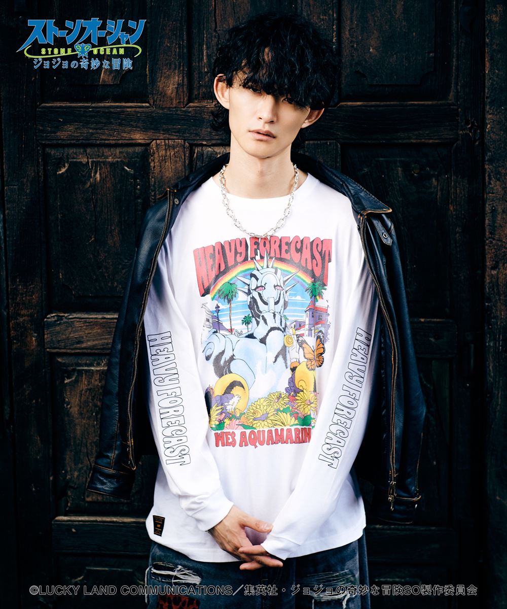 ジョジョの奇妙な冒険 ストーンオーシャン Weather・R Cutsew / ウェザー・リポート カットソー JOJO glamb グラム