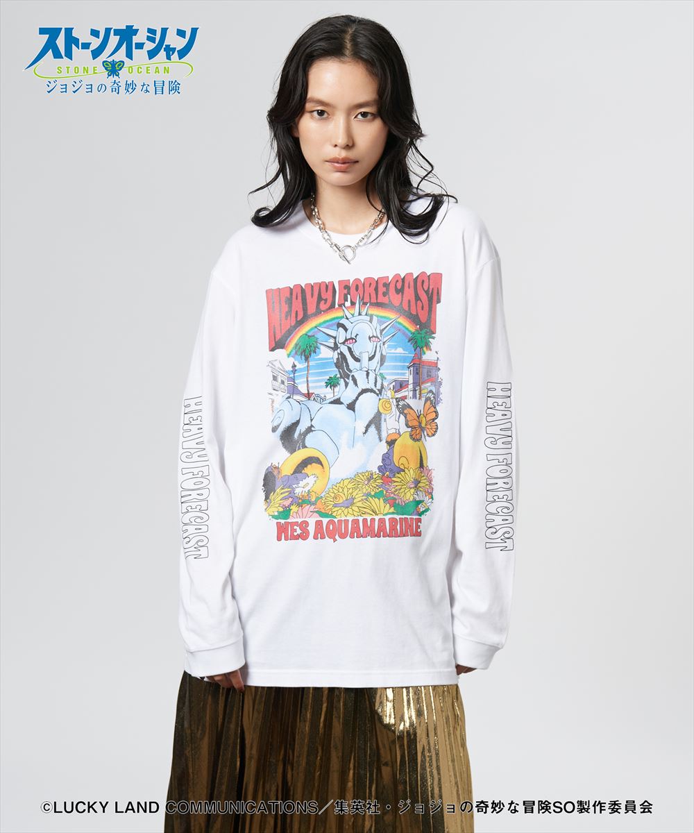 ジョジョの奇妙な冒険 ストーンオーシャン Weather・R Cutsew / ウェザー・リポート カットソー JOJO glamb グラム