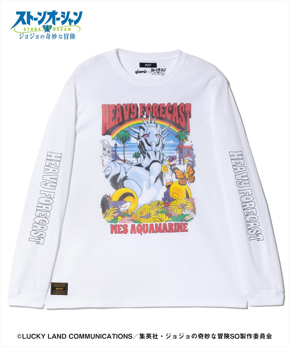 ジョジョの奇妙な冒険 ストーンオーシャン Weather・R Cutsew / ウェザー・リポート カットソー JOJO glamb グラム