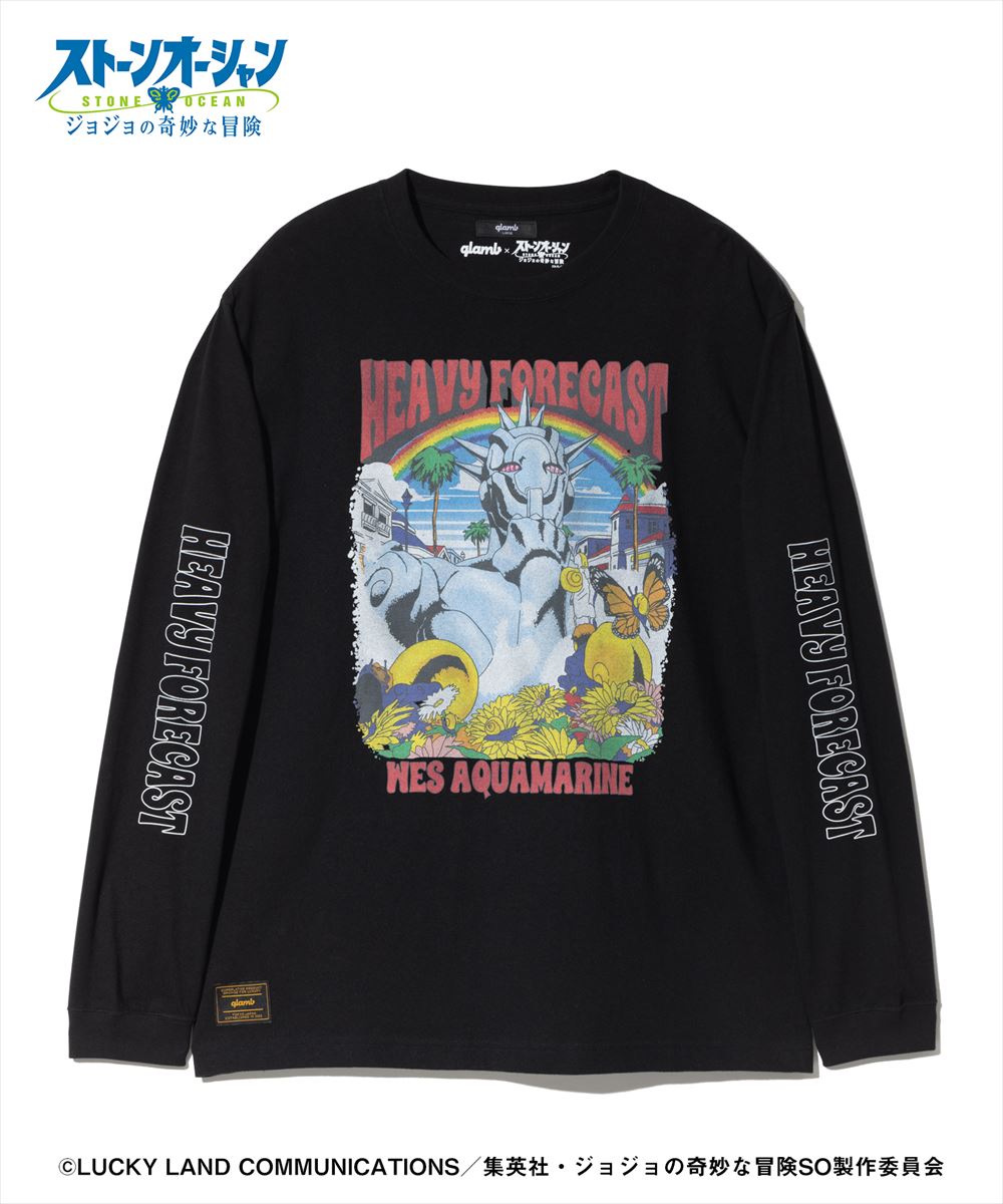 ジョジョの奇妙な冒険 ストーンオーシャン Weather・R Cutsew / ウェザー・リポート カットソー JOJO glamb グラム